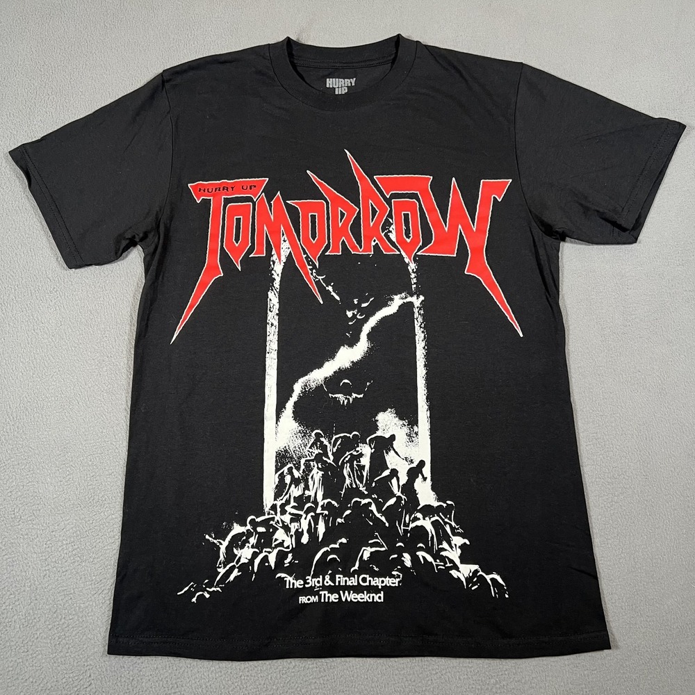 The‎ Weeknd Hurry Up Tomorrow T Shirt Mens Medium 3rd Final Chapter Graphic Tee